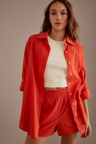 Chemise Manches Longues Maple en Red taille: XS chez Anthropologie - Charlie Holiday - Modalova