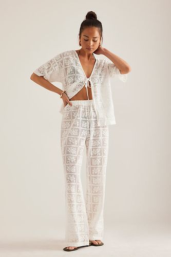 Pantalon en dentelle Loli en White taille: Uk 8 chez Anthropologie - 4th & Reckless - Modalova