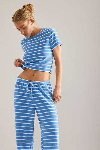 T-shirt en éponge à rayures Livia en taille: XS chez Anthropologie - 4th & Reckless - Modalova