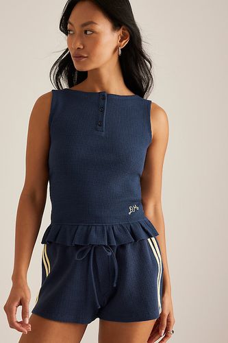 Hattie Waffle Cami Top en taille: Uk 6 chez Anthropologie - Damson Madder - Modalova