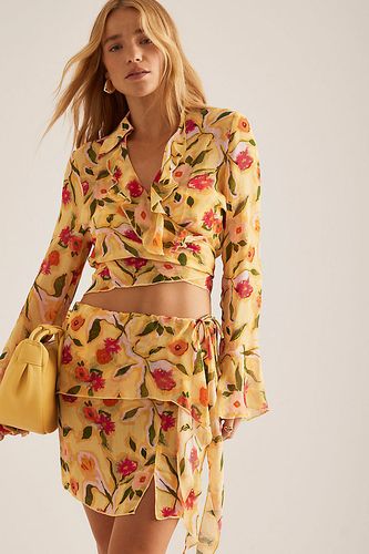 Floral Mini Skirt taille: L chez Anthropologie - Wild Lovers - Modalova