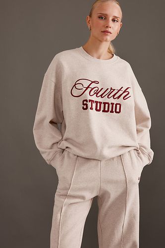 Sweat-shirt Chester en Beige taille: XL chez Anthropologie - 4th & Reckless - Modalova