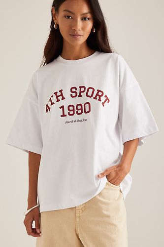 Sophi Graphic T-Shirt en White taille: L chez Anthropologie - 4th & Reckless - Modalova