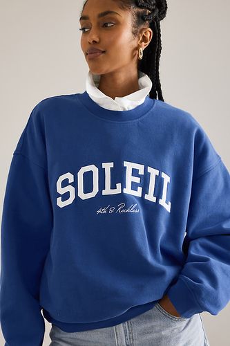Sweat-shirt Ariana Soleil en Blue taille: XS chez Anthropologie - 4th & Reckless - Modalova
