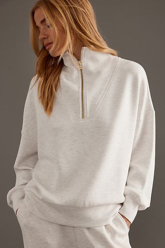 Sweat à encolure zippée Hawley en White taille: M chez Anthropologie - Varley - Modalova