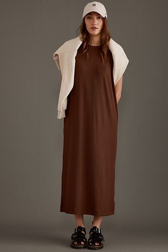 Robe mi-longue en jersey sans manches Kayla en Brown taille: S chez Anthropologie - Varley - Modalova