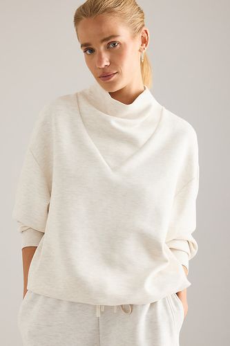 Sweat-shirt à col châle Betsy en White taille: XS chez Anthropologie - Varley - Modalova