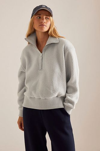 Roselle Half-Zip Fleece en Blue taille: M chez Anthropologie - Varley - Modalova