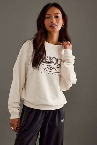 Sweat-shirt ras du cou Archive Essentials en White taille: XS chez Anthropologie - Reebok - Modalova