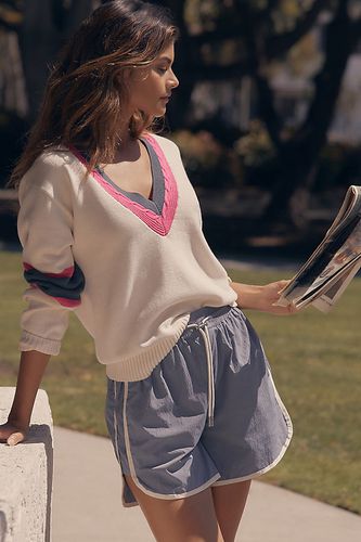 Le Pull Col V Tricoté Peggy Upside par en White taille: M chez Anthropologie - The Upside - Modalova