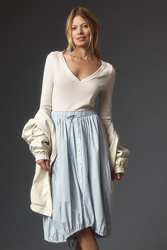 Robe midi à manches longues et col montant Daily Practice par Anthropologie par en taille: S - Daily Practice by Anthropologie - Modalova