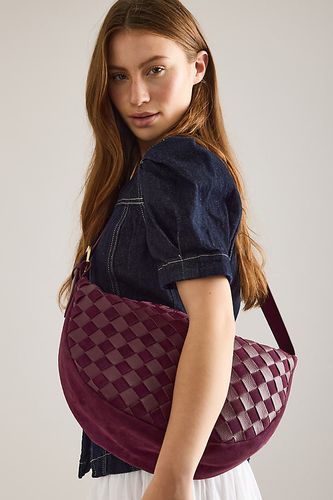 Sac à bandoulière en cuir à carreaux en chez - Anthropologie - Modalova