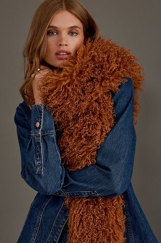 Écharpe Shaggy en Brown - By Anthropologie - Modalova