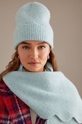 Bonnet Festonné en Blue chez Anthropologie - Maeve - Modalova