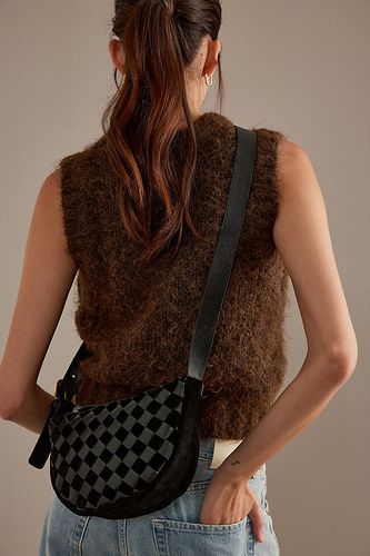 Mini Sac à Bandoulière à Damier par en Black - By Anthropologie - Modalova