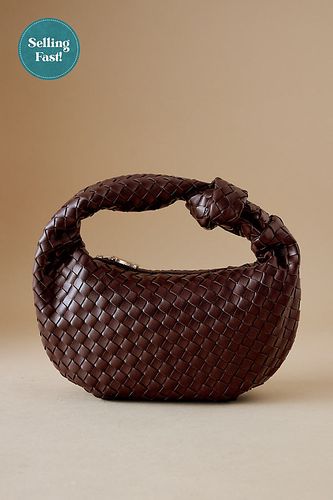 Larissa Woven Faux-Leather Shoulder Bag en Brown chez Anthropologie - Melie Bianco - Modalova