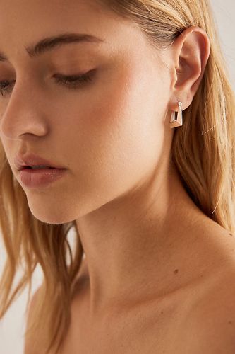 Petites Boucles d'Oreilles Angulaires par en Silver - By Anthropologie - Modalova