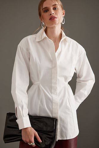 Chemise Femme Kenna Bold Shoulder Selected par en White taille: Uk 6 chez Anthropologie - Selected Femme - Modalova