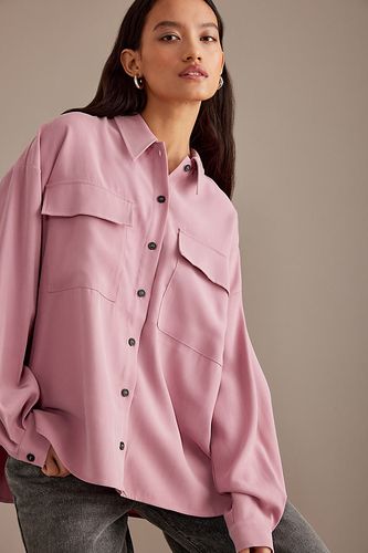 Long-Sleeve Cargo Shirt en Pink taille: Uk 10 chez Anthropologie - Selected Femme - Modalova