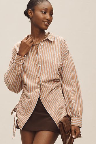 Chemise Boutonnée Froncée Retravaillée taille: XS chez Anthropologie - Pilcro - Modalova