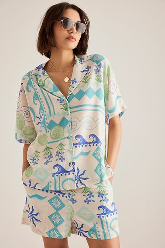 Chemise imprimée Rhian à manches courtes taille: Uk 6 chez Anthropologie - Nobody's Child - Modalova