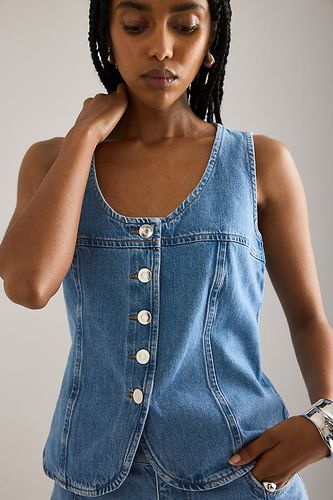 Haut en Denim Boutonné Ariella en Blue taille: Uk 10 chez Anthropologie - ALIGNE - Modalova