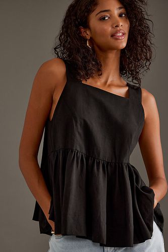 Haut péplum sans manches à palmiers en Black, taille: Uk 12 chez Anthropologie - ALIGNE - Modalova