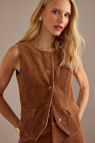 Gilet en velours côtelé Mitch ALIGNE en Brown taille: Uk 10 chez - Anthropologie - Modalova