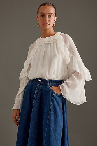 Chemisier à volants en taille: L - By Anthropologie - Modalova