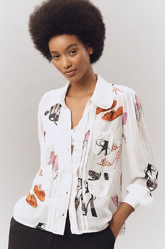 Chemise boutonnée en mousseline transparente en taille: M chez Anthropologie - Maeve - Modalova