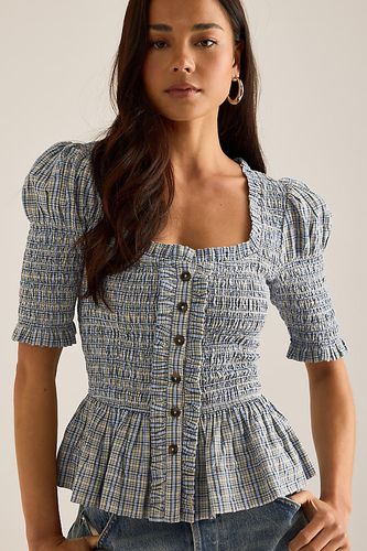 Blouse froncée Mansi taille: Uk 8 chez Anthropologie - Damson Madder - Modalova