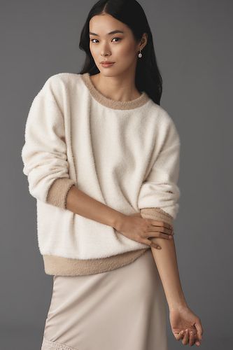 Sweat-shirt Ringer Douillet en White taille: XS chez Anthropologie - Maeve - Modalova