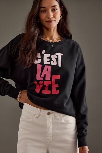 X SimplyExtraJordanary C'est La Vie Sweat-shirt taille: XS chez Anthropologie - Maeve - Modalova