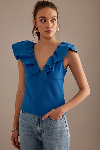 Haut à volants en tricot de la côte gauche Dolan par en , taille: XS chez Anthropologie - Dolan Left Coast - Modalova