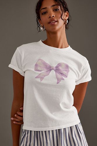 Short-Sleeve Bow Baby T-Shirt en White, taille: XS - By Anthropologie - Modalova