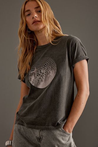 T-Shirt Graphique Boule Disco en Grey taille: XS chez - Anthropologie - Modalova