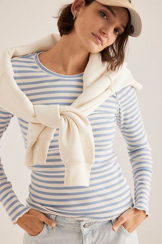 Anna Striped Long-Sleeve T-Shirt taille: L chez Anthropologie - Selected Femme - Modalova