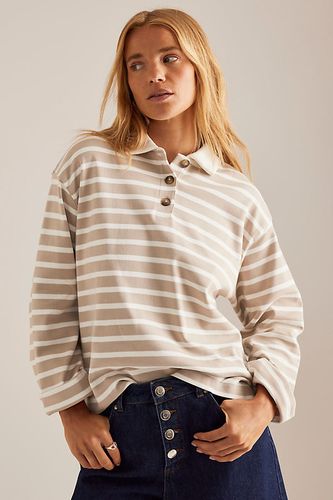 Wada Stripe Polo Top taille: L chez Anthropologie - Selected Femme - Modalova