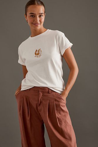 Par Anthropologie Lucky You T-shirt Bébé Western par en White taille: S - By Anthropologie - Modalova