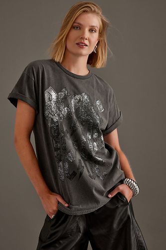 T-shirt Boyfriend Graphique ACDC par en taille: XS - By Anthropologie - Modalova