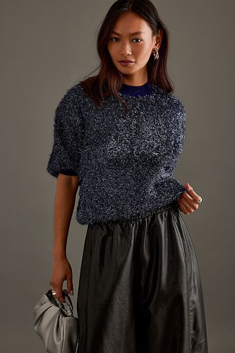 Le Pull Court-Manches en Clinquant Violette par en taille: S chez Anthropologie - Maeve - Modalova