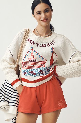 Graphic Cable-Knit Jumper taille: XS chez Anthropologie - Maeve - Modalova