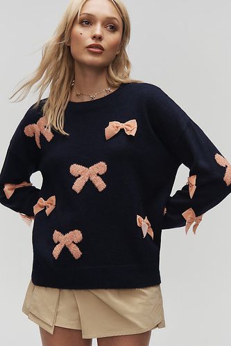 Pull avec naud 3D en Blue taille: XS chez Anthropologie - Maeve - Modalova