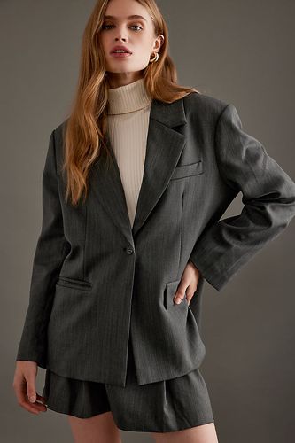 Fenia Wool-Blend Blazer en Grey taille: Uk 14 chez Anthropologie - Selected Femme - Modalova