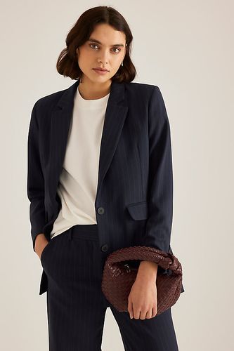 Blazer à rayures Rita en Blue taille: Uk 8 chez Anthropologie - Selected Femme - Modalova