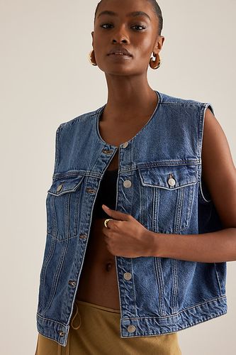 Rie Gilet Court en Denim en taille: Uk 12 chez Anthropologie - Selected Femme - Modalova