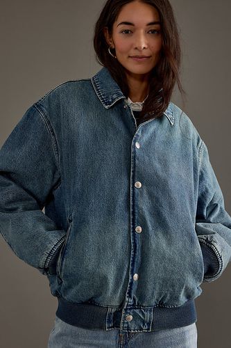 Veste Bombardier en Denim en taille: M chez Anthropologie - Levi's - Modalova