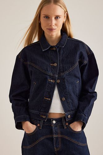 Veste en jean Western Trucker de en Blue taille: XS chez Anthropologie - Levi's - Modalova