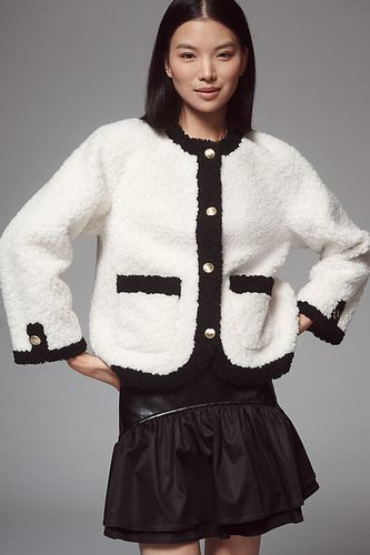 Veste Sherpa pour femme en White taille: 7 chez Anthropologie - Maeve - Modalova