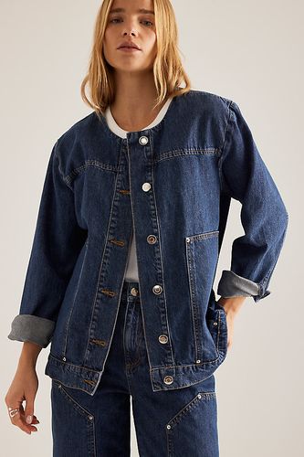 Veste en jean Bahareh en Blue taille: Uk 6 chez Anthropologie - ALIGNE - Modalova